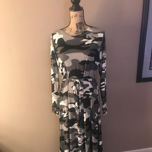 Women’s Camouflage Maxi Dress